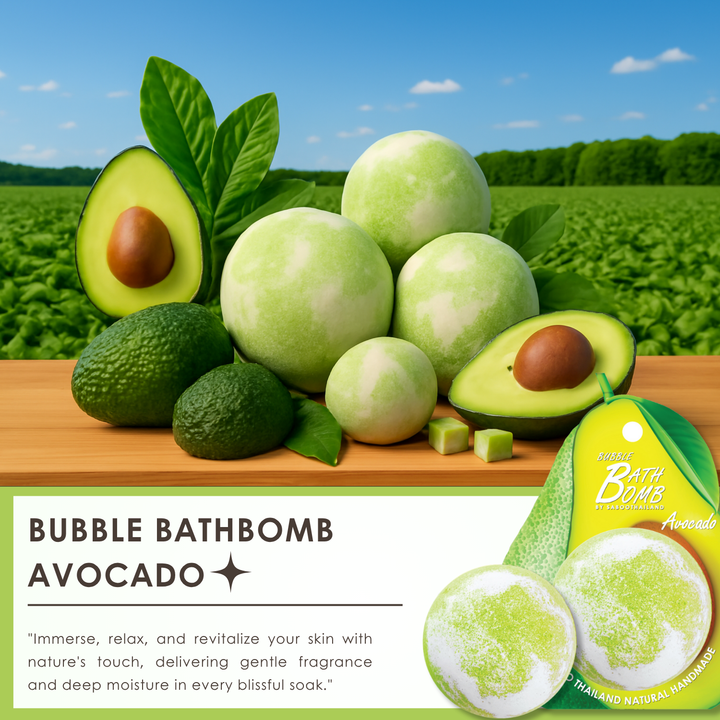 Bubble Bath Bomb - Fruit Package - 150g - Avocado