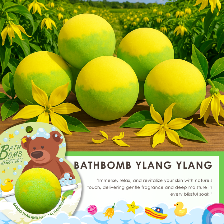 Bubble Bath Bomb - Bear Package - 150g - Ylang Ylang