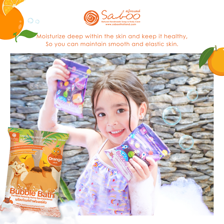 Bubble Bath Powder - 100g - Orange