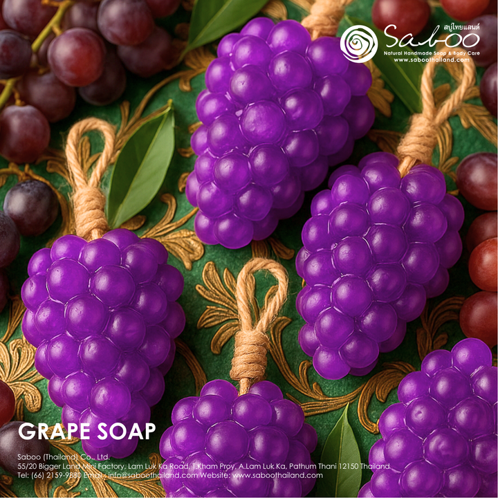 Natural Fancy Soap - Grape