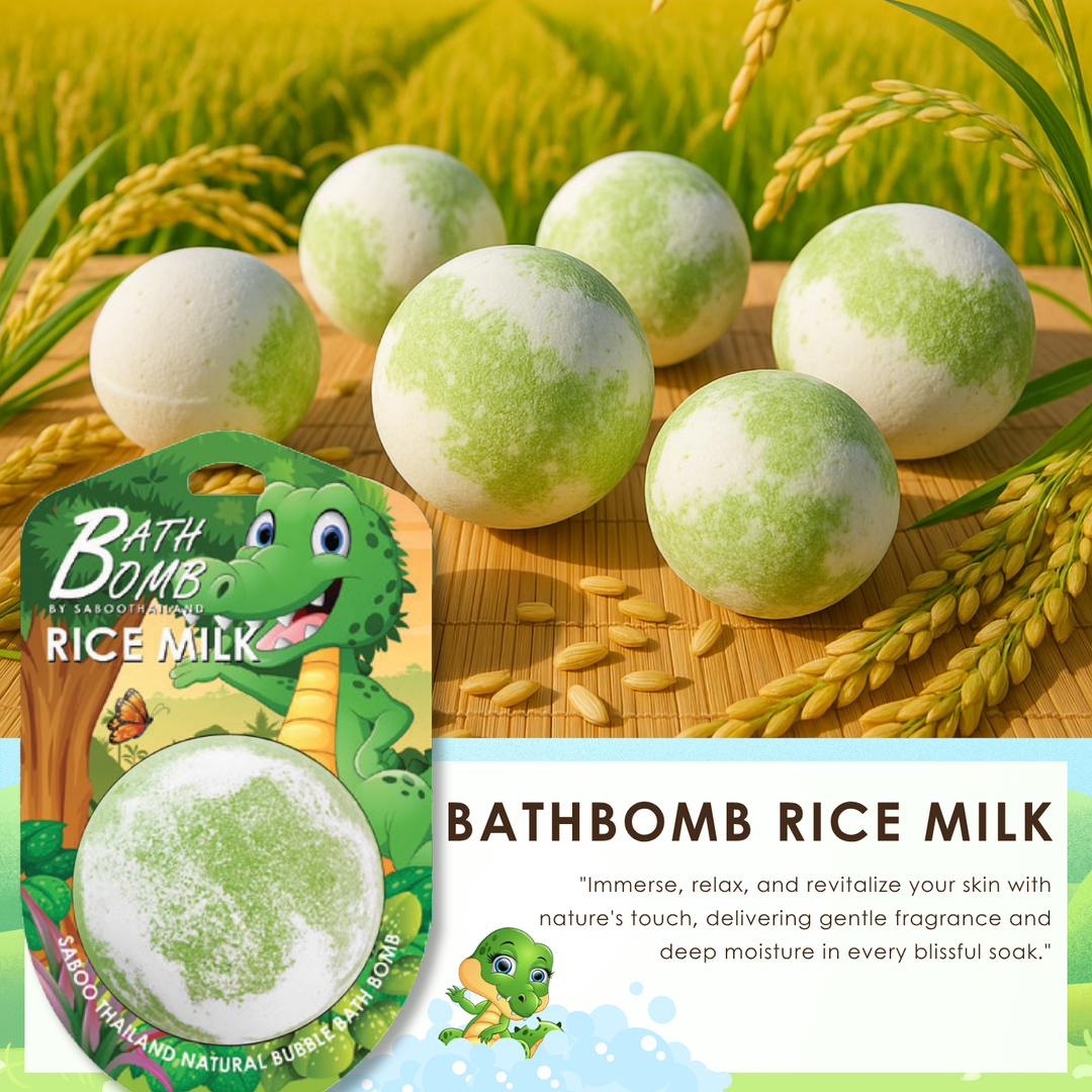 Bubble Bath Bomb - Jungle Package - 150g - Rice Milk
