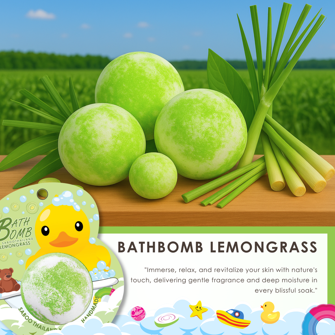 Bubble Bath Bomb - Duck Package - 150g - Lemongrass