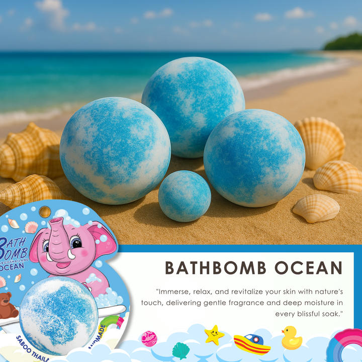 Bubble Bath Bomb - Elephant Package - 150g - Ocean