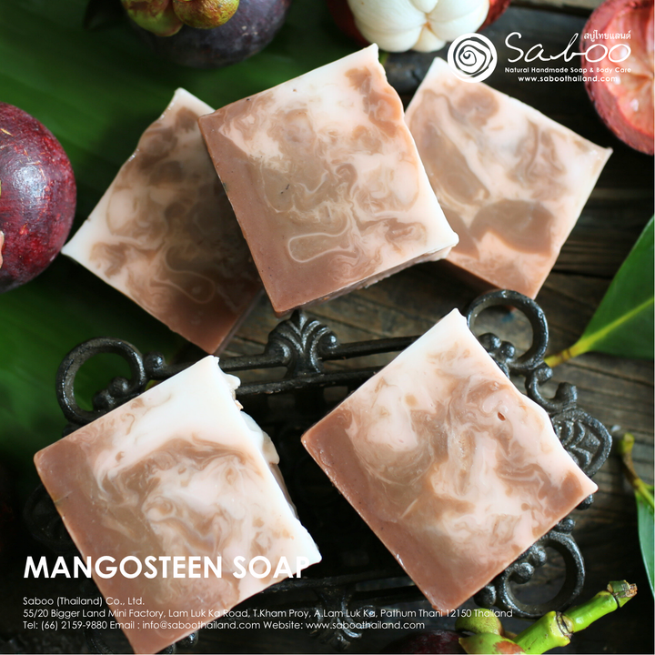 Natural Soap - Square Shape - 100g - Mangosteen