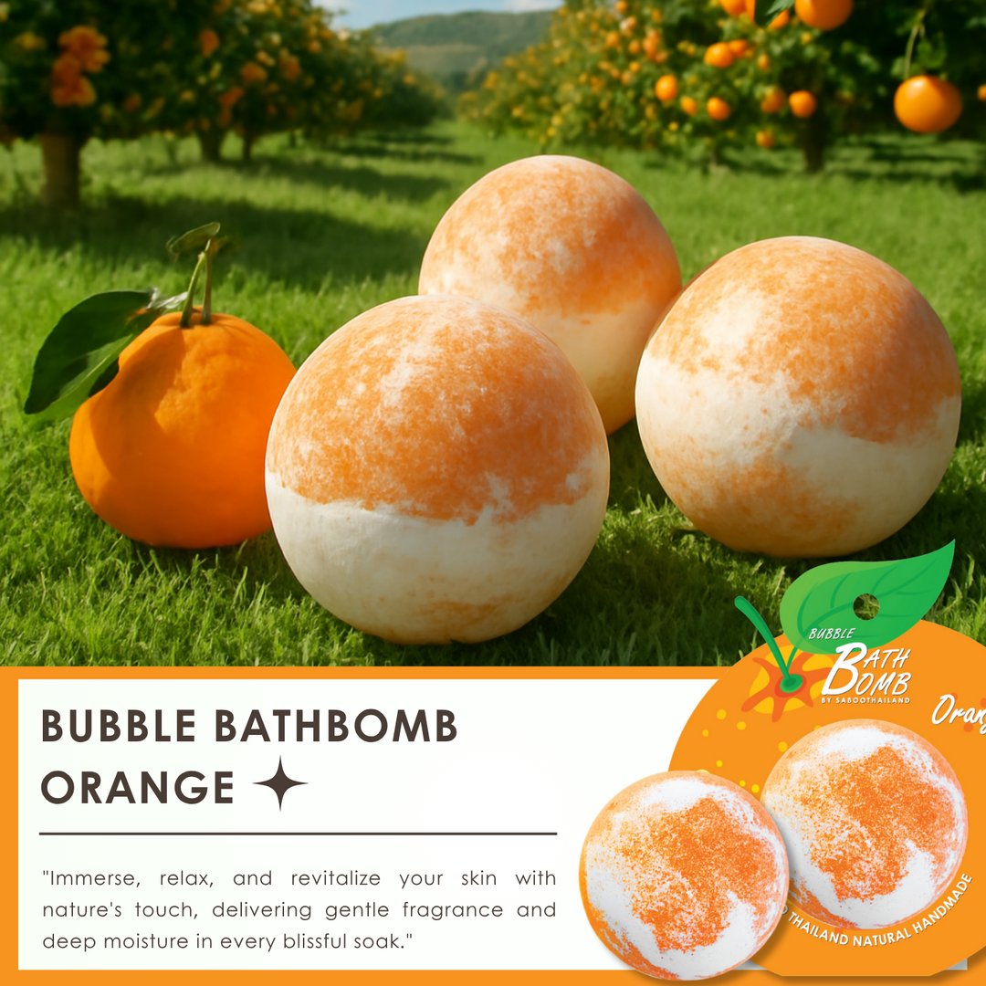 Bubble Bath Bomb - Fruit Package - 150g - Orange