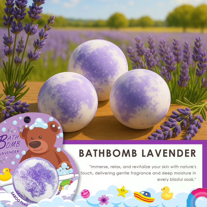 Bubble Bath Bomb - Bear Package - 150g - Lavender