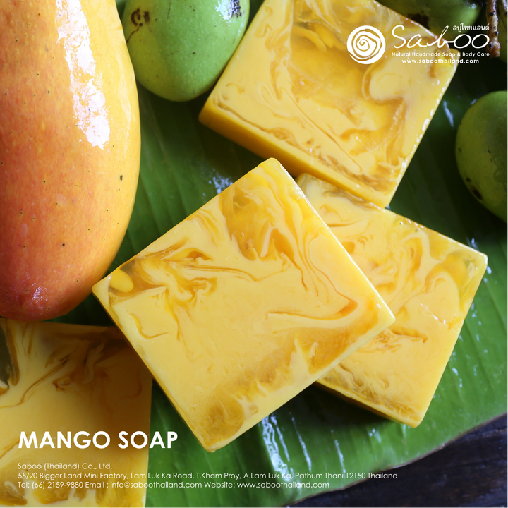 Natural Soap - Square Shape - 100g - Mango