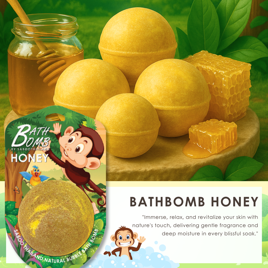 Bubble Bath Bomb - Jungle Package - 150g - Honey