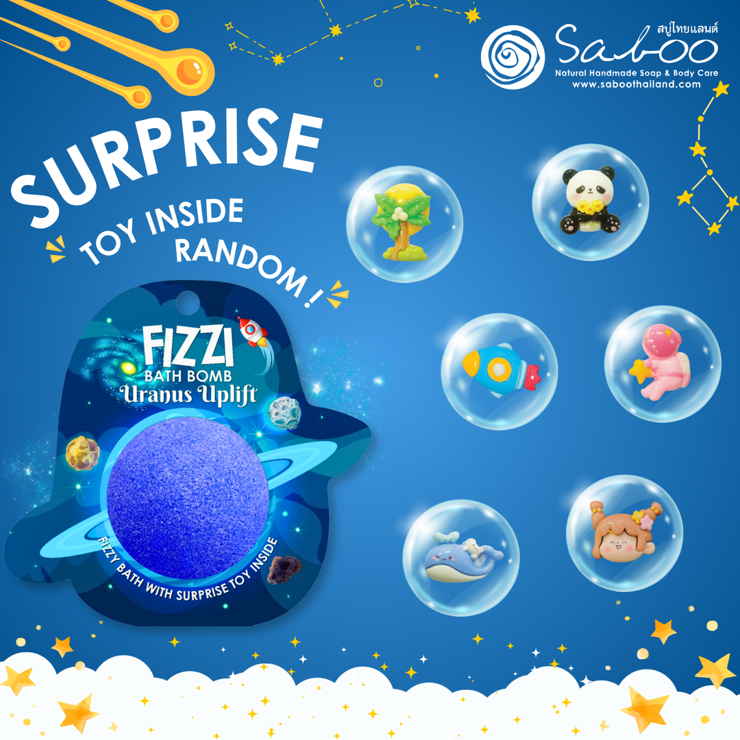 Fizzy Bath Bomb - Solar System Package - 100g - Uranus Uplift