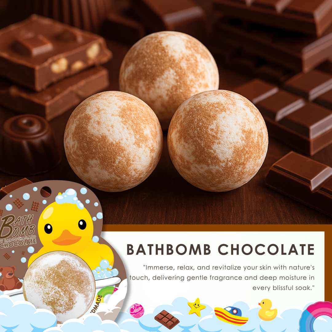 Bubble Bath Bomb - Duck Package - 150g - Chocolate