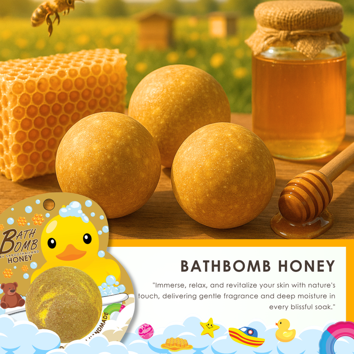 Bubble Bath Bomb - Duck Package - 150g - Honey