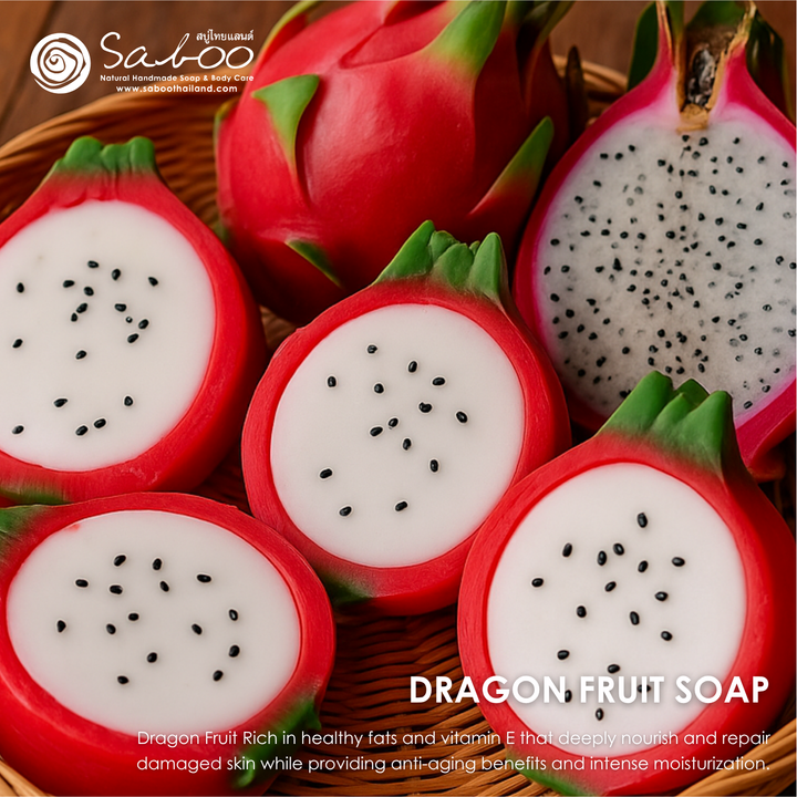 Natural Fancy Soap - 100g - Dragon Fruit