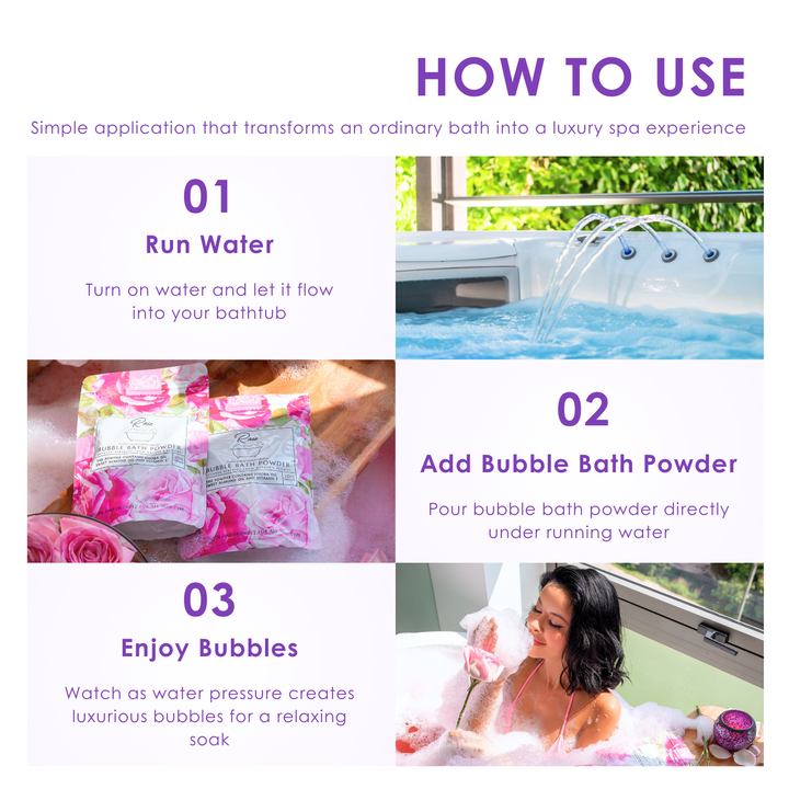 Bubble Bath Powder - 200g - Lavender