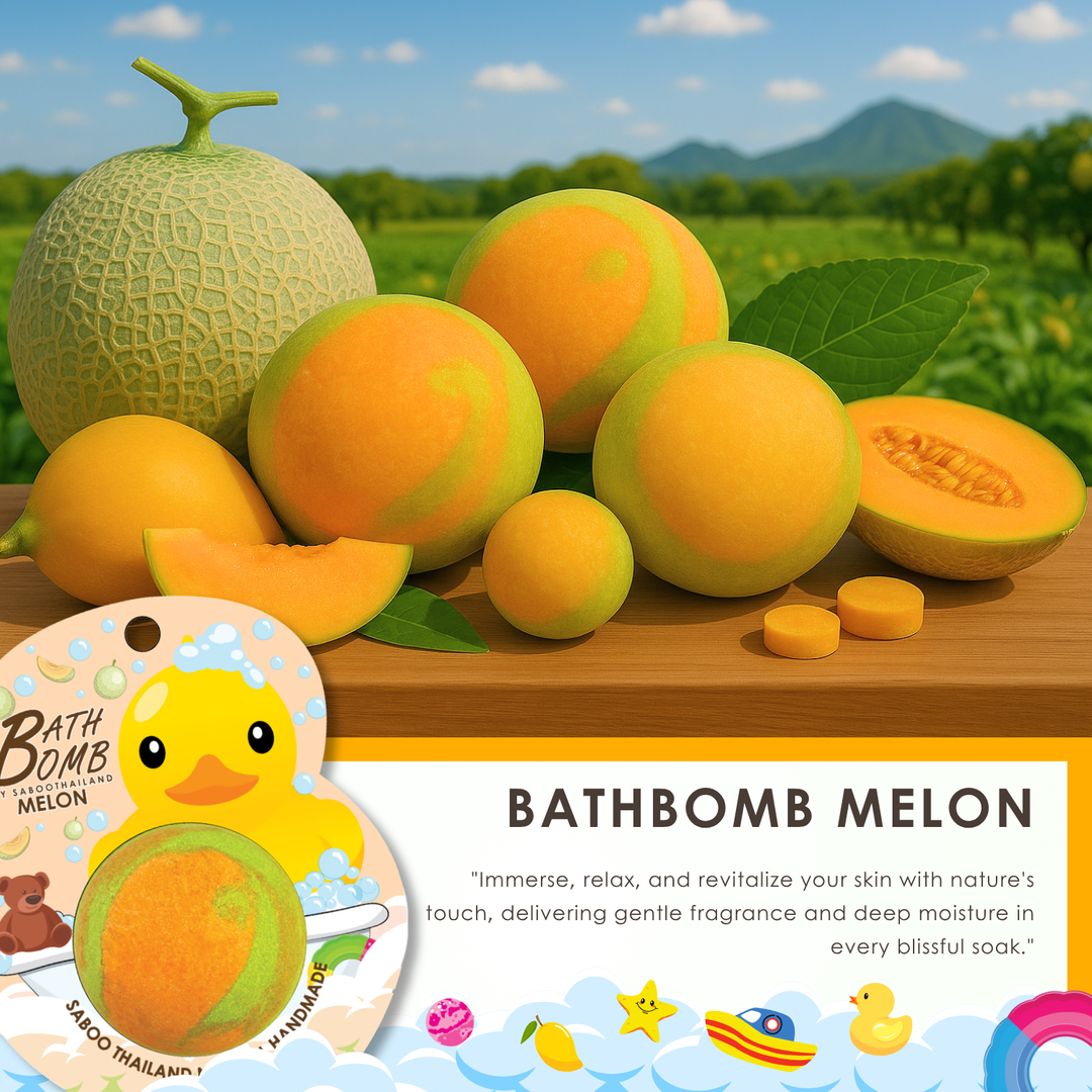 Bubble Bath Bomb - Duck Package - 150g - Melon