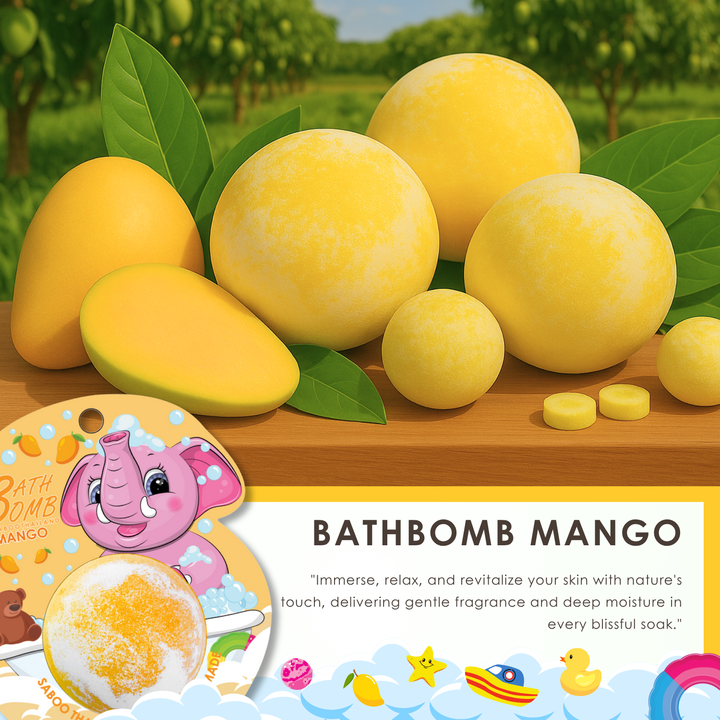 Bubble Bath Bomb - Elephant Package - 150g - Mango