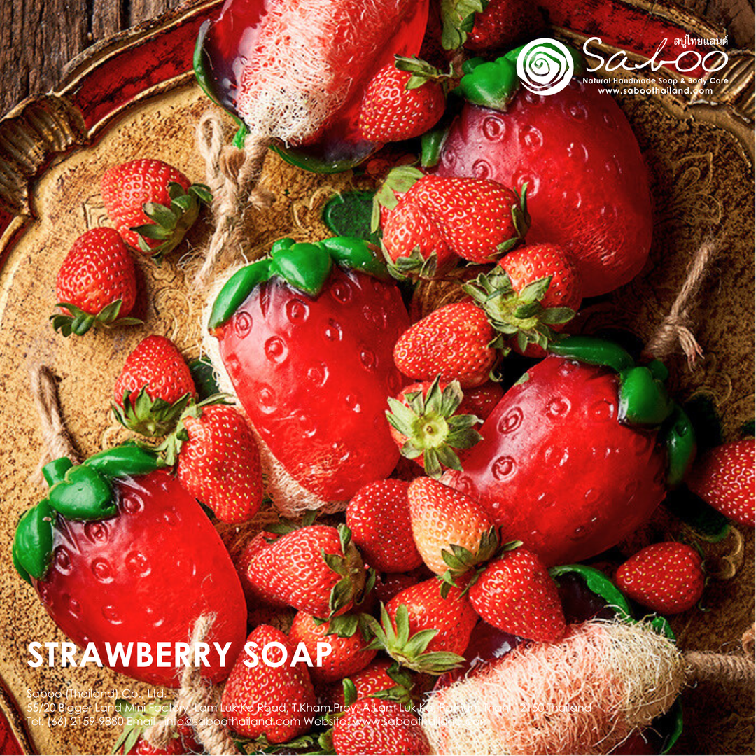 Natural Fancy Soap - 100g - Strawberry
