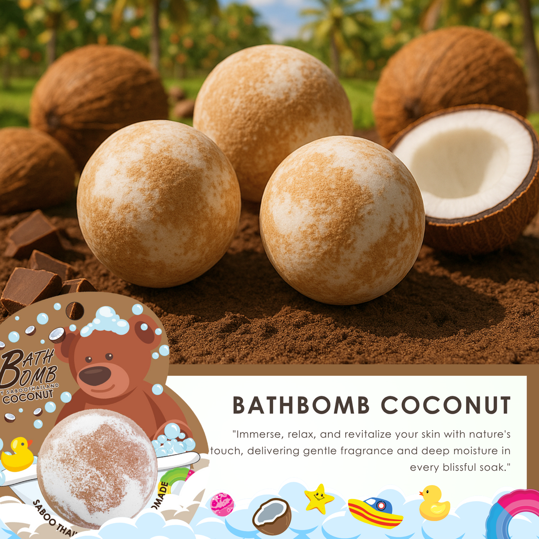 Bubble Bath Bomb - Bear Package - 150g - Coconut