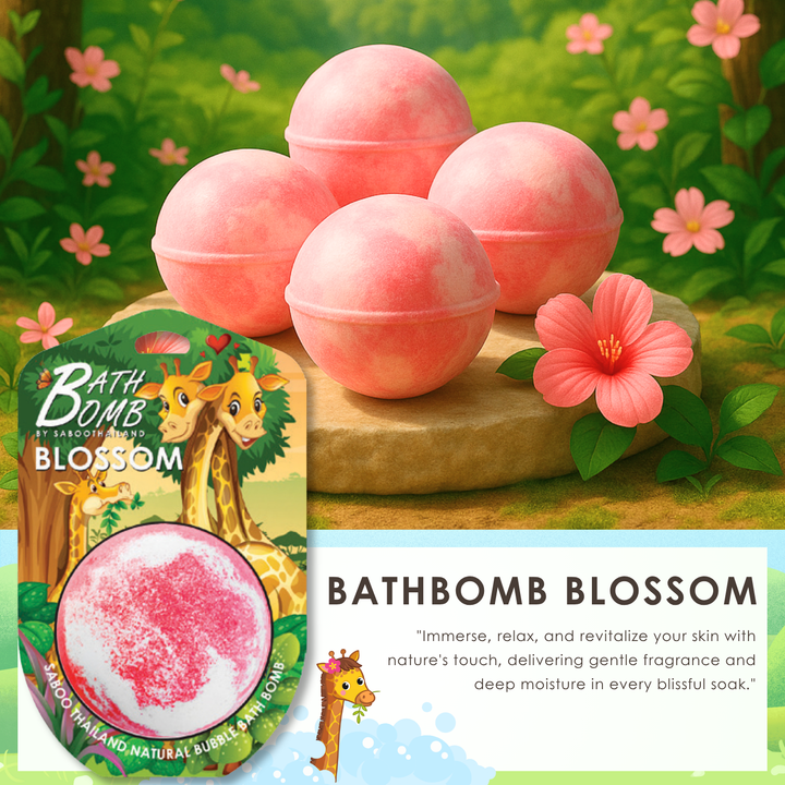Bubble Bath Bomb - Jungle Package - 150g - Blossom