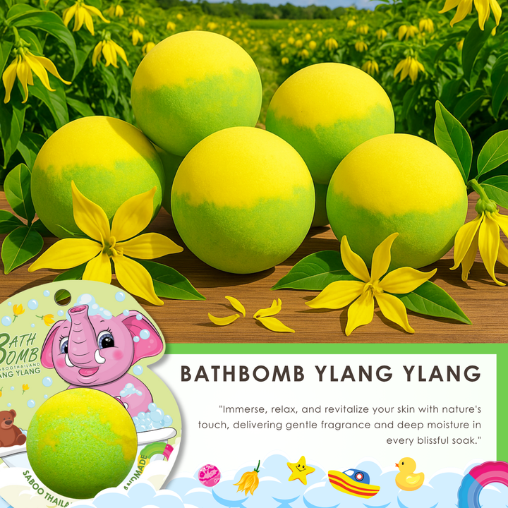 Bubble Bath Bomb - Elephant Package - 150g - Ylang Ylang