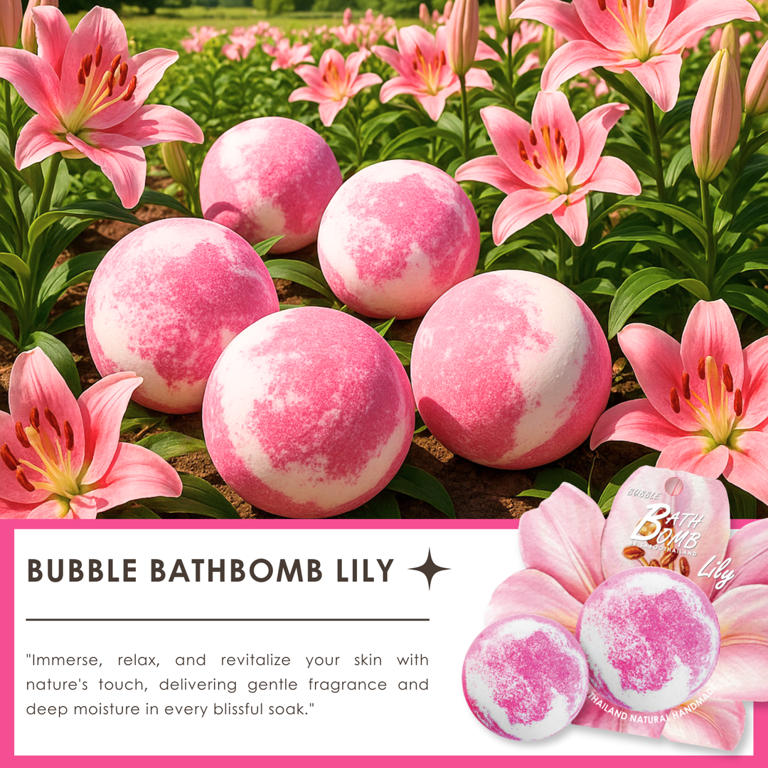 Bubble Bath Bomb - Flower Package - 150g - Lily