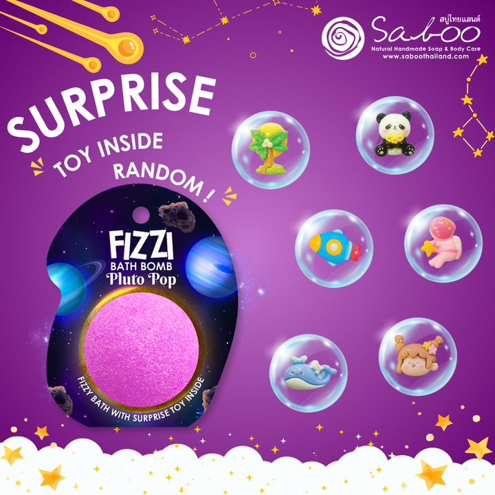 Fizzy Bath Bomb - Solar System Package - 100g - Pluto Pop