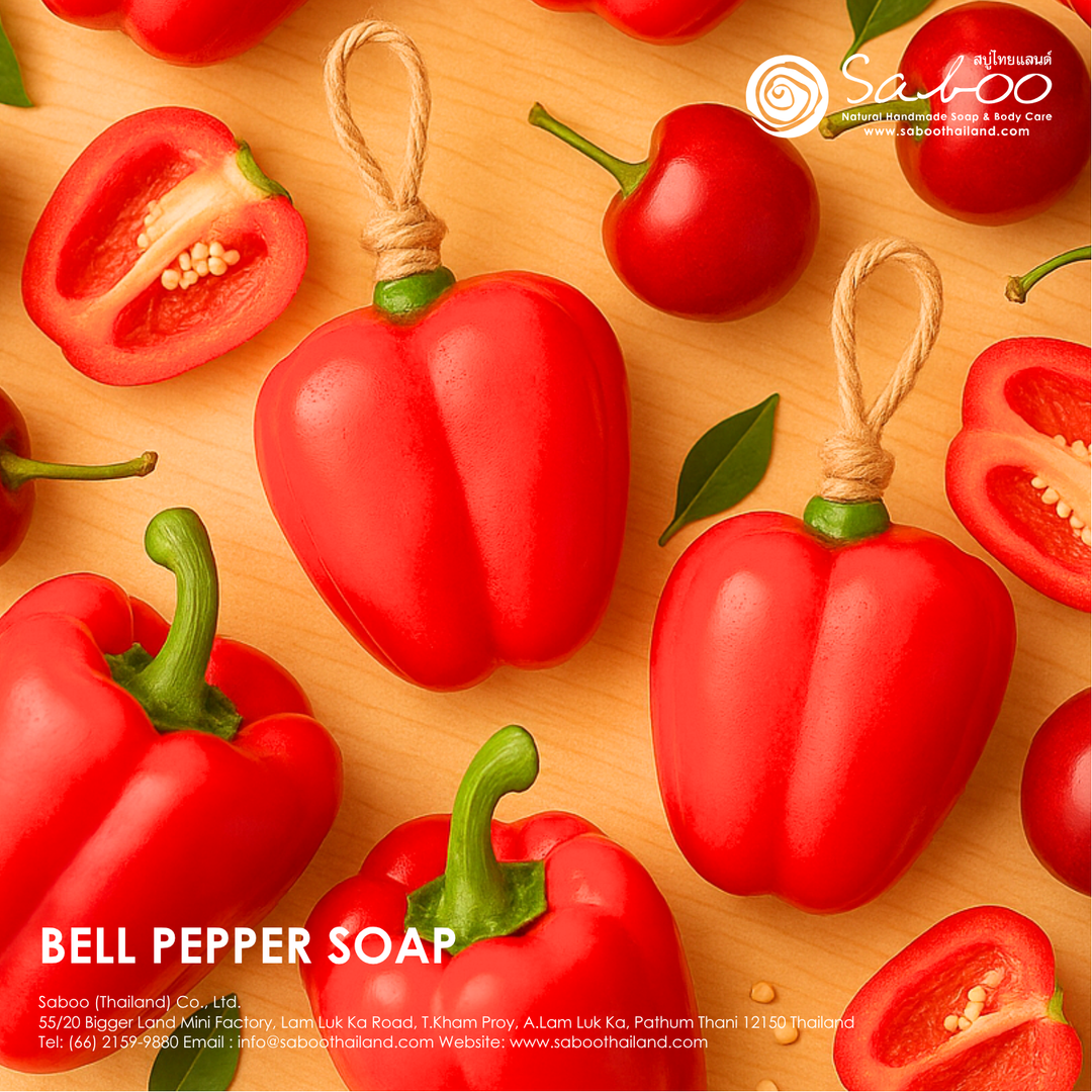 Natural Fancy Soap - Red Bell Pepper