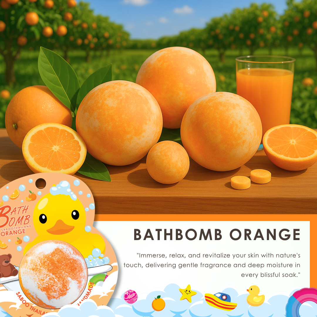 Bubble Bath Bomb - Duck Package - 150g - Orange