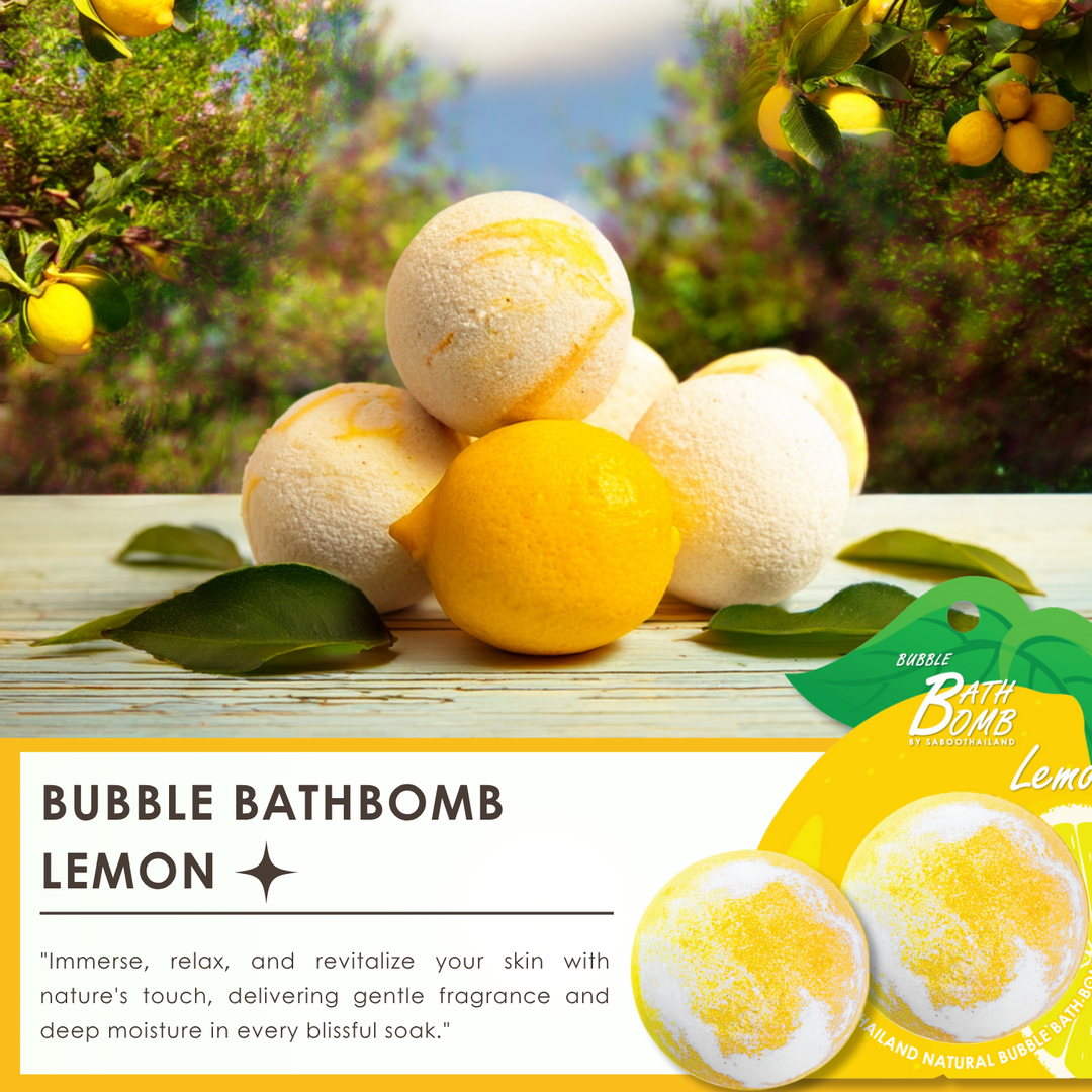 Bubble Bath Bomb - Fruit Package - 150g - Lemon