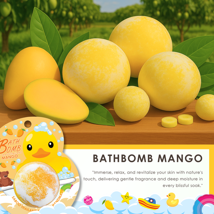 Bubble Bath Bomb - Duck Package - 150g - Mango