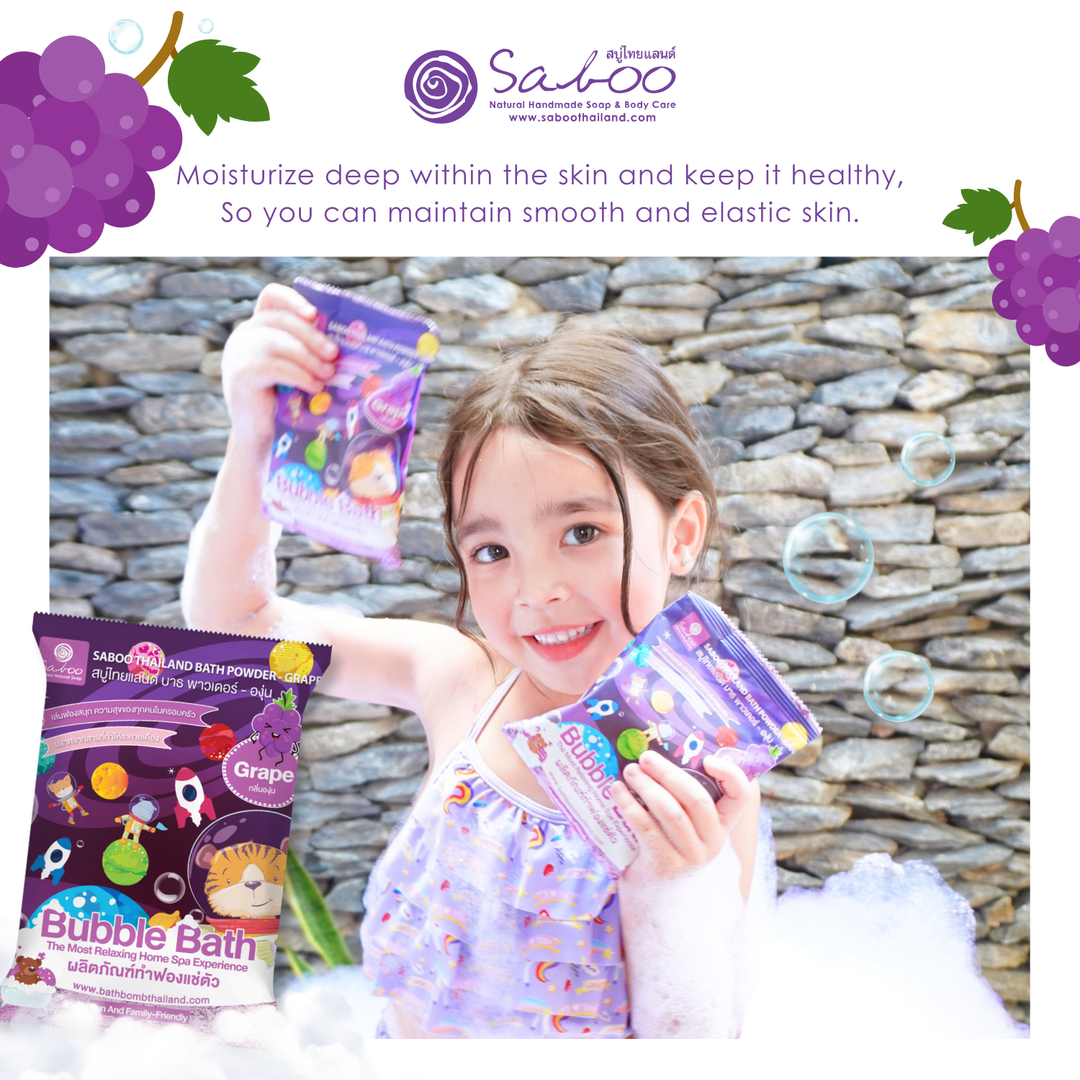 Bubble Bath Powder - 100g - Grape