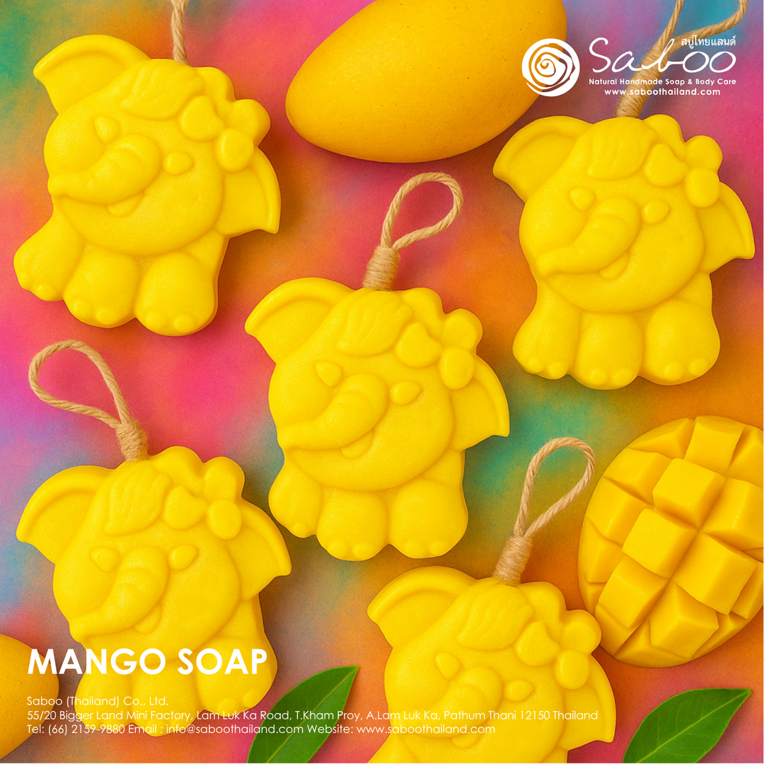 Natural Fancy Soap - Elephant - 100g - Mango
