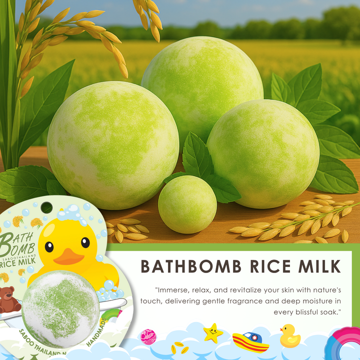 Bubble Bath Bomb - Duck Package - 150g - Rice Milk