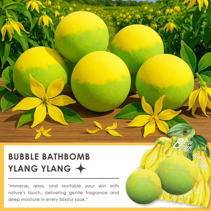 Bubble Bath Bomb - Flower Package - 150g - Ylang Ylang