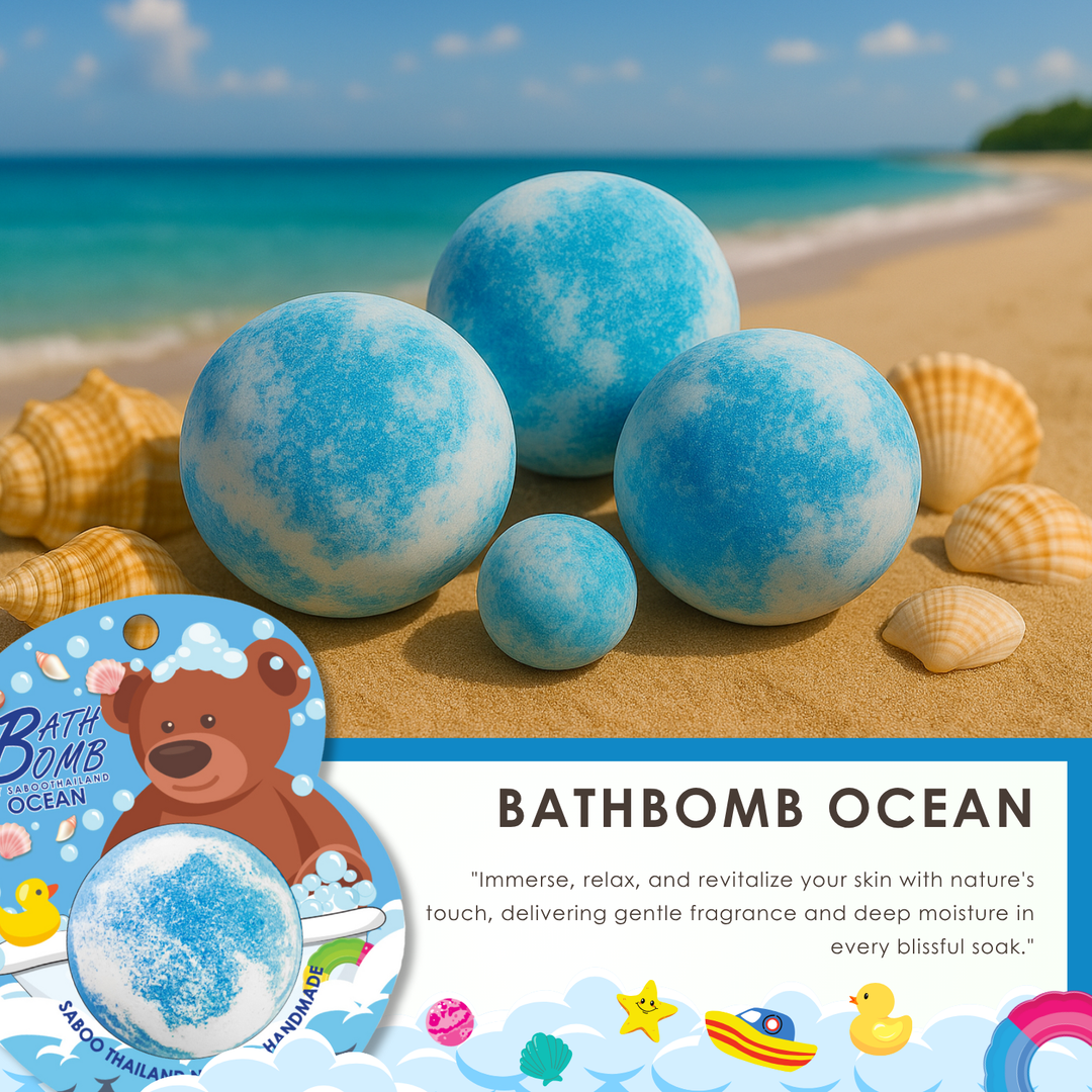 Bubble Bath Bomb - Bear Package - 150g - Ocean