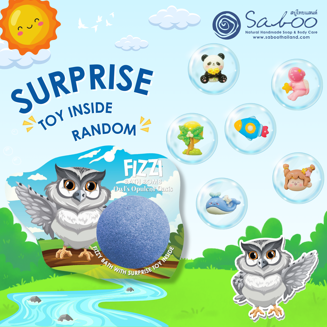 Fizzy Bath Bomb - Jungle Package - 100g - Owl's Opulent Oasis