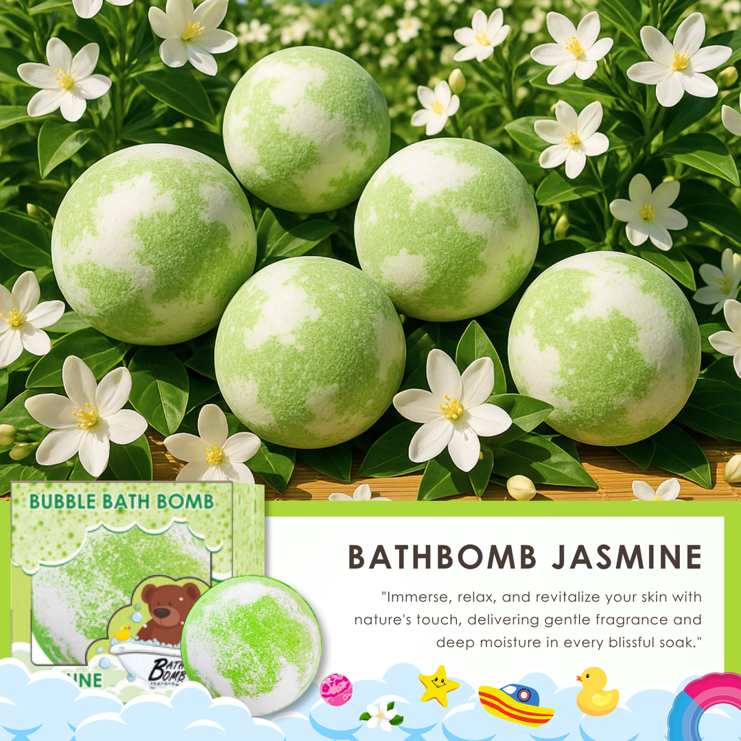 Bubble Bath Bomb - Box Package - 150g - Jasmine