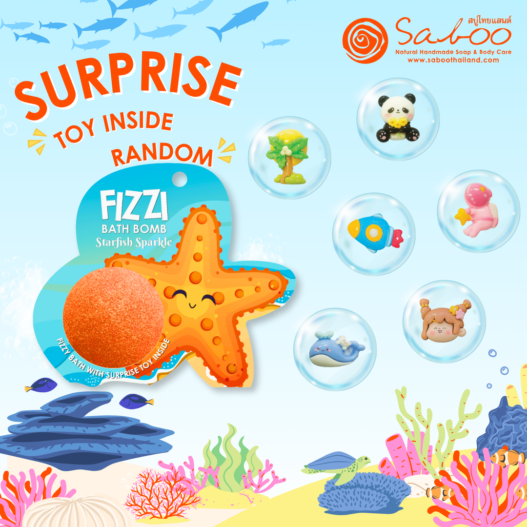 Fizzy Bath Bomb - Sea Animal Package - 100g - Starfish Sizzle