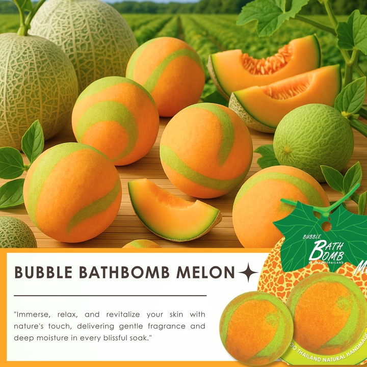 Bubble Bath Bomb - Fruit Package - 150g - Melon