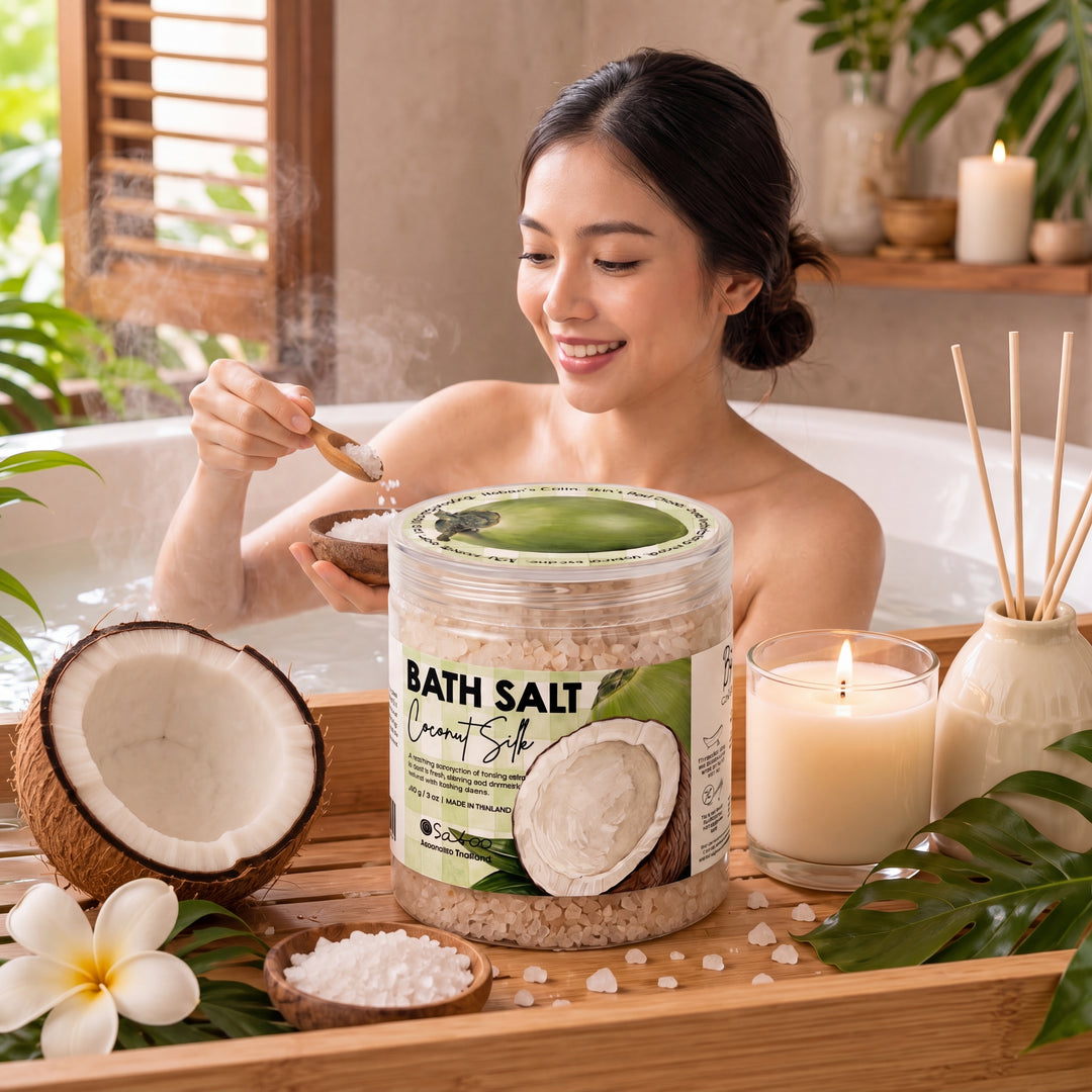 BATH SALT 600g - Coconut Silk
