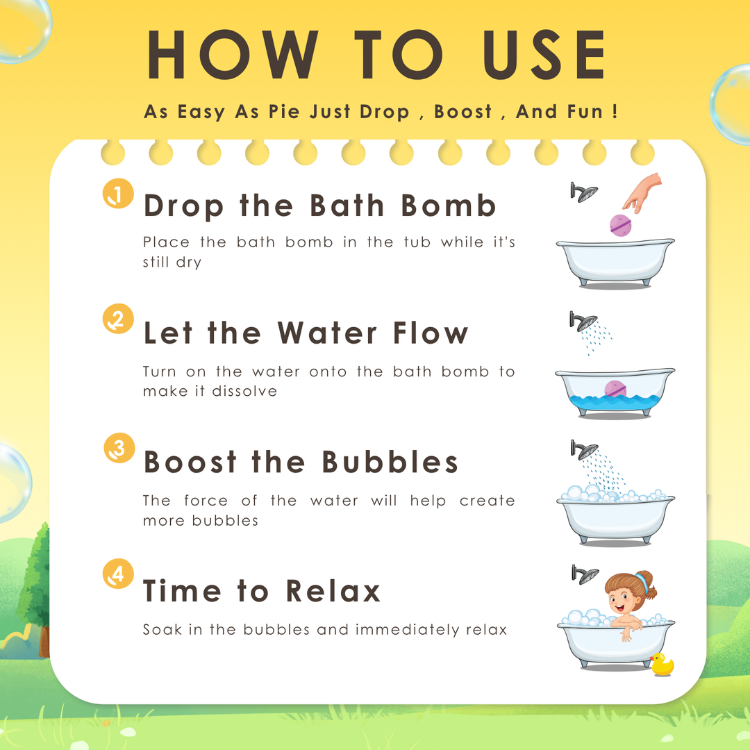 Bubble Bath Bomb - Jungle Package - 150g - Honey
