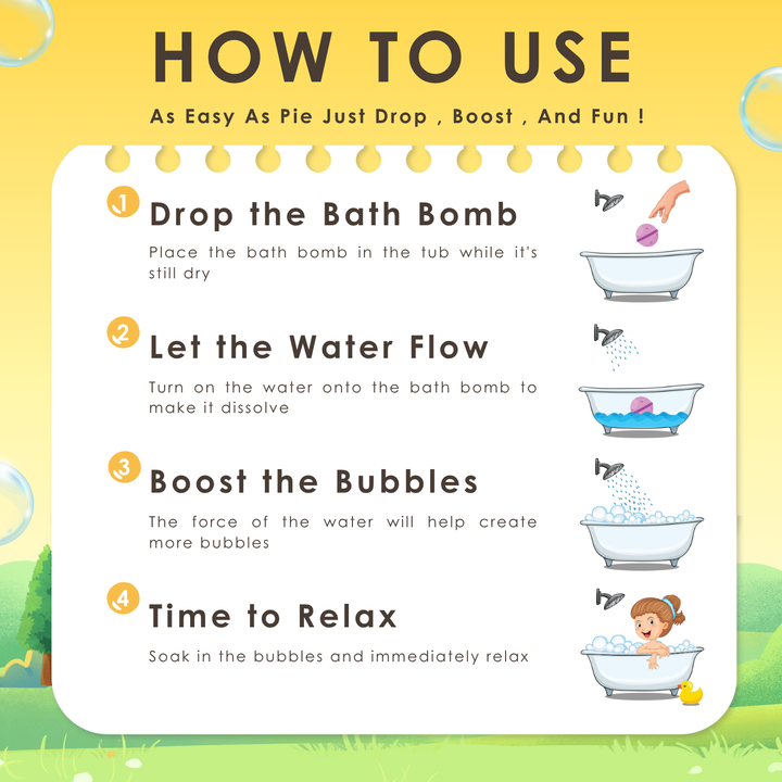 Bubble Bath Bomb - Jungle Package - 150g - Honey