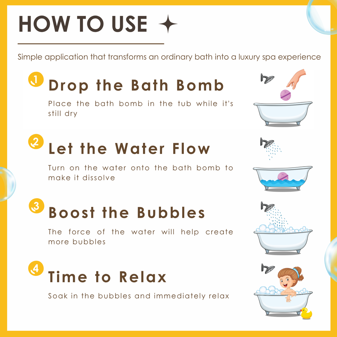 Bubble Bath Bomb - Fruit Package - 150g - Lemon