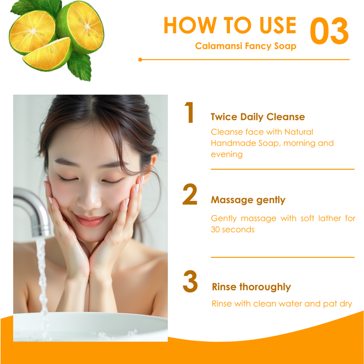 Natural Fancy Soap - Calamansi