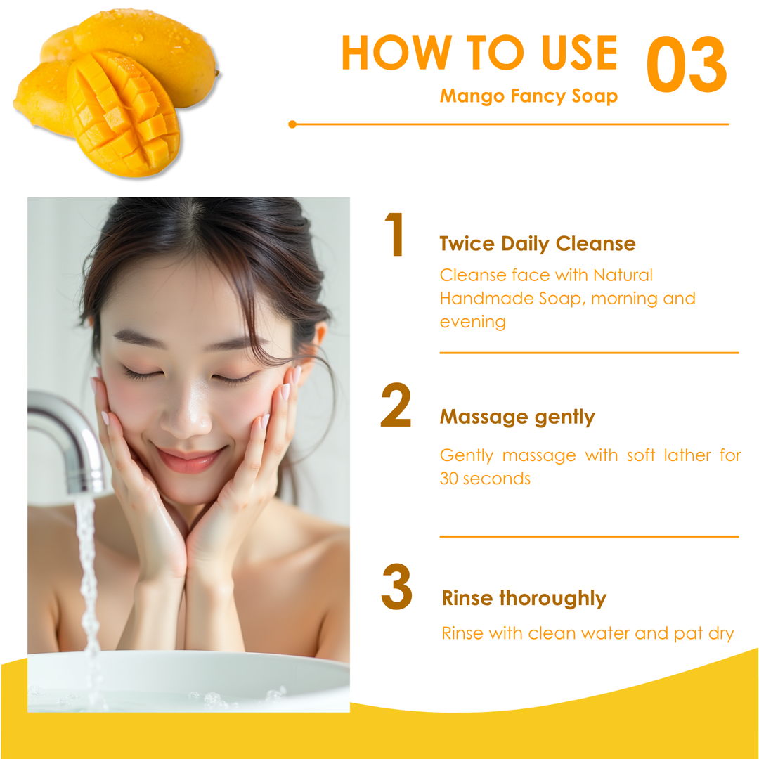 Natural Fancy Soap - 100g - Mango