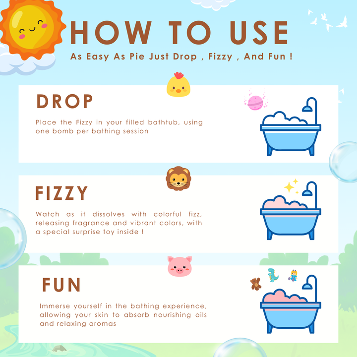 Fizzy Bath Bomb - Jungle Package - 100g - Monkey's Mirthful Mingle
