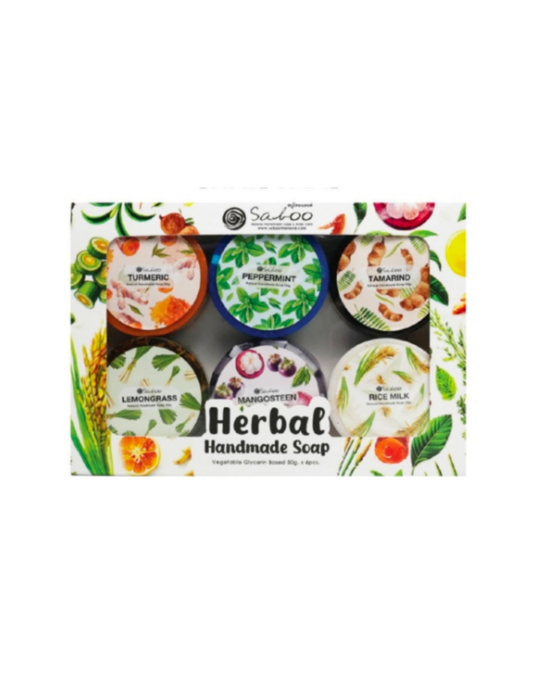 NATURAL SOAP GIFT SET 360g - HERBAL