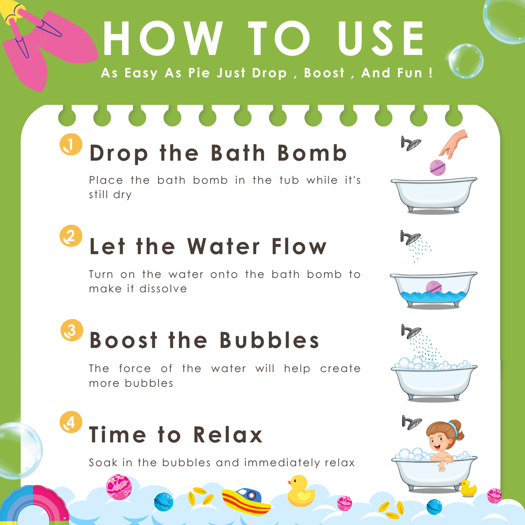 Bubble Bath Bomb - Bear Package - 150g - Rice Mlik