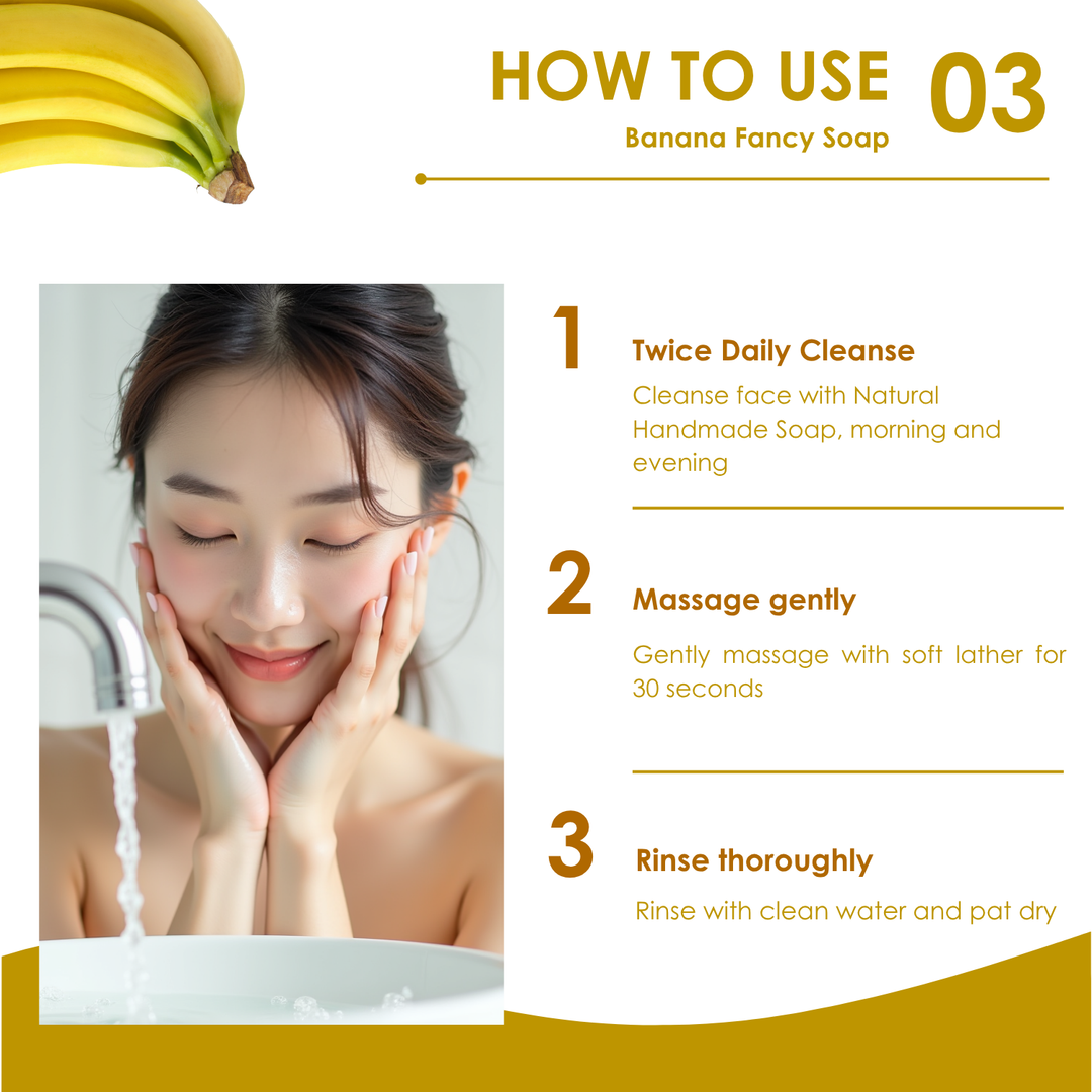 Natural Fancy Soap - 100g - Banana Type A