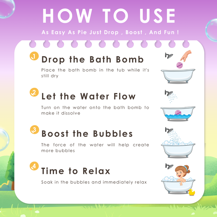 Bubble Bath Bomb - Jungle Package - 150g - Lavender