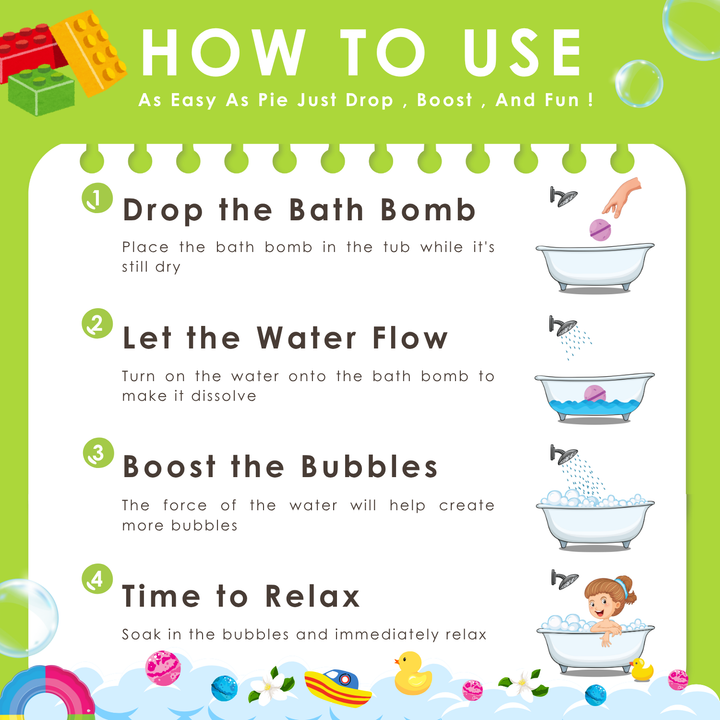 Bubble Bath Bomb - Bear Package - 150g - Jasmine